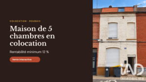 Maison de ville à vendre à Roubaix (59100), 88 m² - photo 1