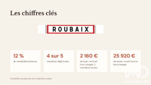 Maison de ville à vendre à Roubaix (59100), 88 m² - photo 2